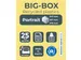 Module de classement Big Box 4 tiroirs Glossy - Noir brillant