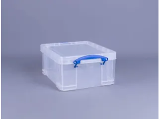 Opbergbox Really Useful 21 liter 450x350x200mm transparant wit - 2