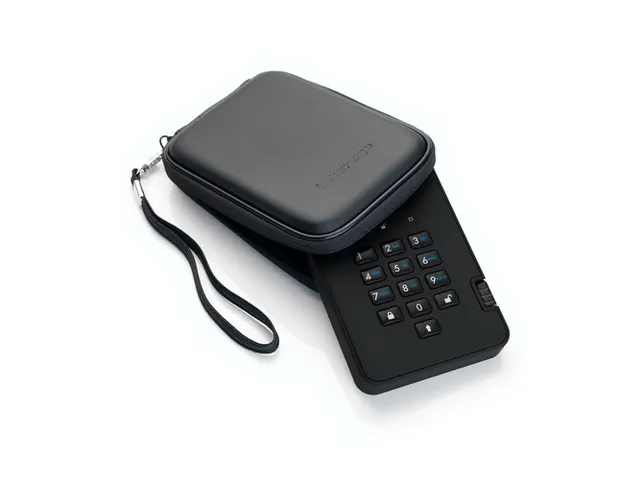 iStorage diskAshur2 256-bit 2TB USB 3.1 Harde Schijf Zwart