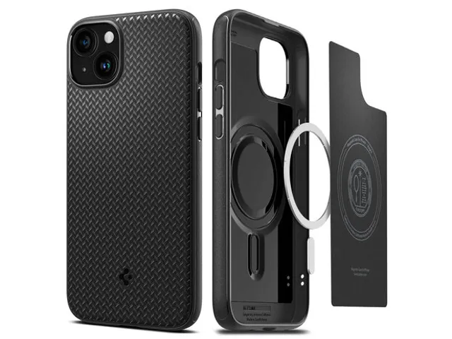 Spigen Mag Armor MagSafe iPhone 15 hoesje zwart