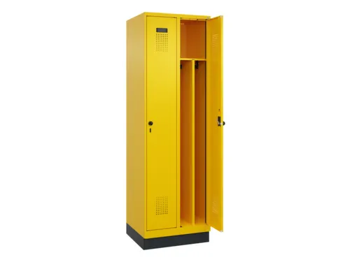 locker voor scheiding van kleding,HxBxD 1950x600x500mm,2vak