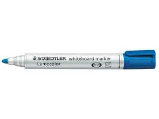 Viltstift Staedtler 351 whiteboard rond blauw 1-2mm - 1