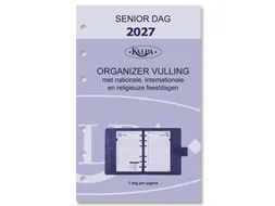 Agendavulling 2027 Kalpa Senior 1dag/1pagina