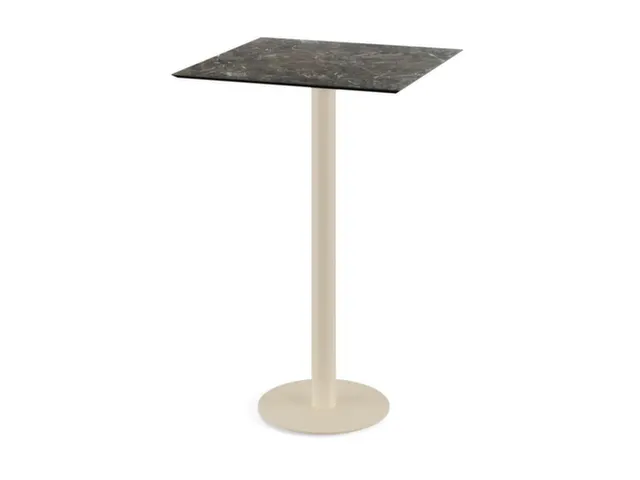 statafel,HxBxD 1090x700x700mm,rechthoekig,schotelvoet zandkleuren