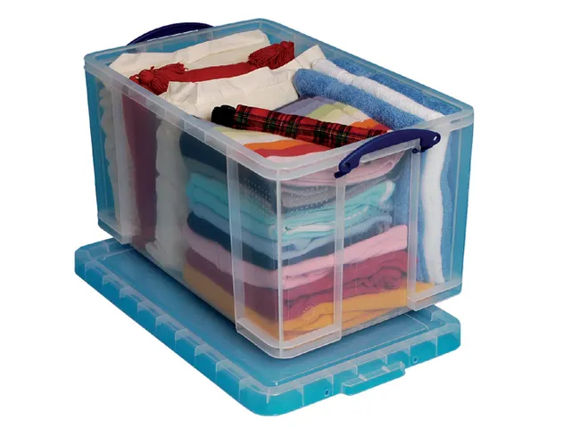 Opbergdoos 84 Liter Transparant Standaard