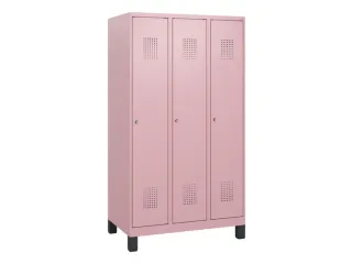 schoollocker,HxBxD 1630x900x500mm,3vak,vak B 300mm,cil.-slot,voeten - 2