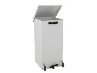 Mobiele Pedaalemmer Carro-Kick 110 liter Wit - 2