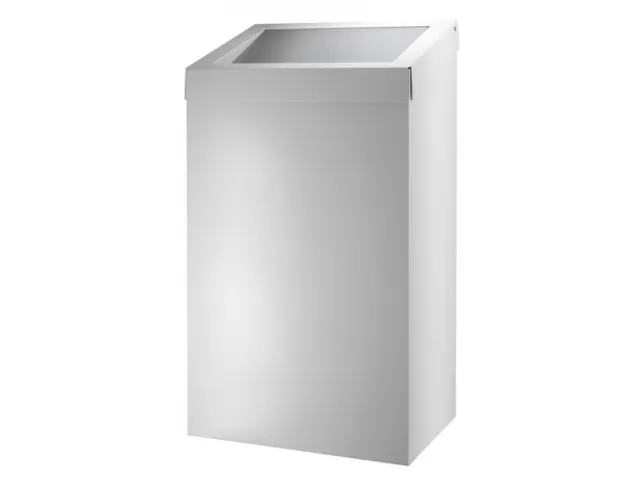 Afvalbak 50 Liter Gesloten Wit