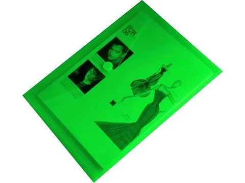 Enveloptas Met Velcro Sluiting A4 Groen Pak 10 Stuks