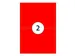 Etiket 210x148mm Fluor Rood 100 Vel