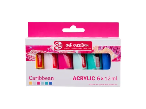 Acrylverf Talens Art Creation Caribbean assorti 6 tubes à 12ml