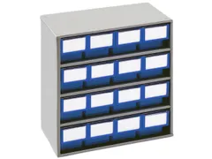 Bakkenunit Bxhxd 400X395X300Mm 16Bakken Blauw Behuizing Ral7035