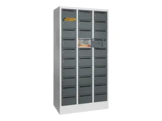Postsorteerkast 1850x930x500mm 3x10 Vakken Ral7035 Front Ral7016 - 1