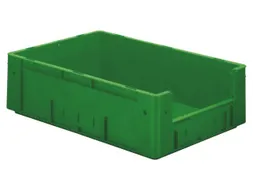 Euronorm Stapelkrat Groen 175x600x400mm 31l Gesloten Grijpopening