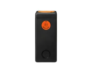 Afvalbak 60 liter EarthBin zwart oranje - 2