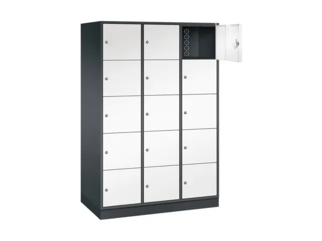 grootvolume-lockersysteem,HxBxD 1950x1220x600mm,3x5vakken,cil.-slot