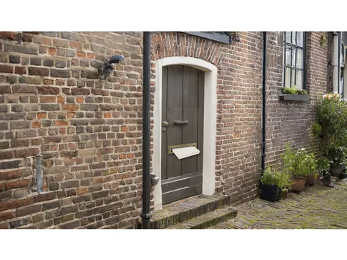 Brievenbusdoos Raadhuis A4+ 350x250x28mm wit 650grs duplex krimp a 5 s