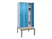 Armoire vestiaire Classic+ 3 comp 212x90x81,5cm gris clair/bleu clair