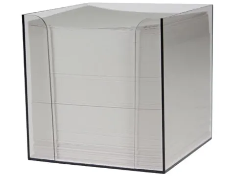 Memokubus Witte Blaadjes 90x90mm