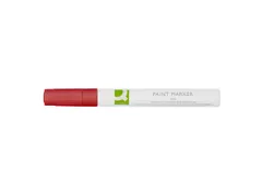Marqueur peinture à base d'huile Q-CONNECT pointe ronde 2-3mm rouge