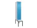 locker met bank,voor scheiding van kleding,HxBxD 2120x400x815mm,1vak