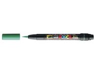 Brushverfstift Posca PCF350 Penseelpunt 1-10mm Groen