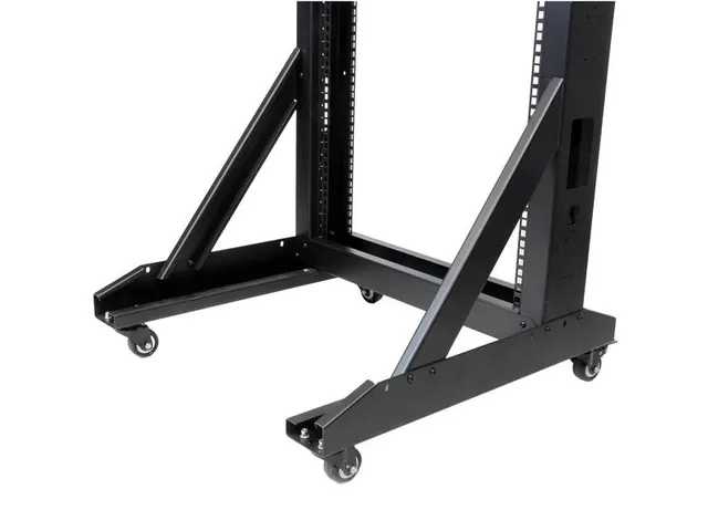 42U Open Server Rack Frame Met Zwenkwielen - Serverkast Met 2 Stijlen