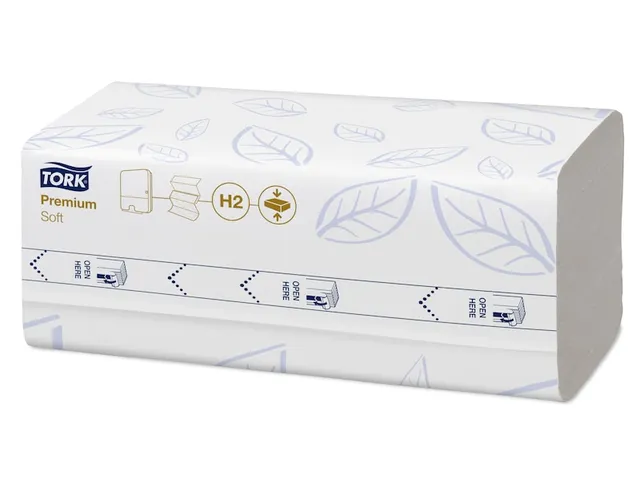 Tork 100889 Xpress H2 Multifold Z Handdoek Premium 2-laags 12x225 stuk