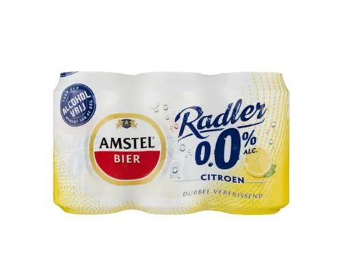 Bier Amstel Radler 0.0% blik 330ml