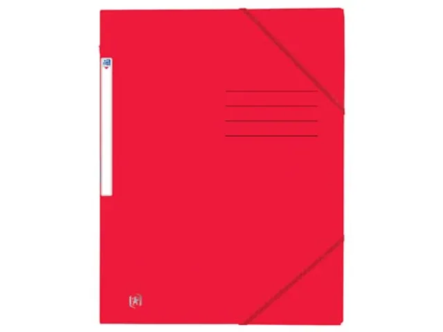 Top File+ elastomap uit karton, ft A4, rood