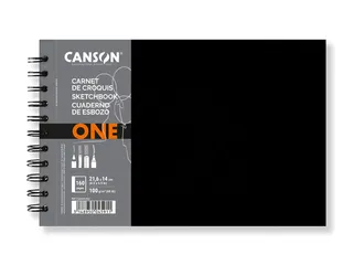 Schetsboek Canson Art Book One spiraalgebonden 160vel 100gr 216x140mm - 2