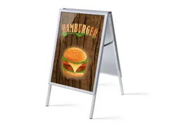 Stoepbord A1 complete set met print "Hamburger"
