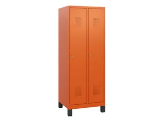 schoollocker,HxBxD 1630x600x500mm,2vak,vak B 300mm,cil.-slot,voeten - 2