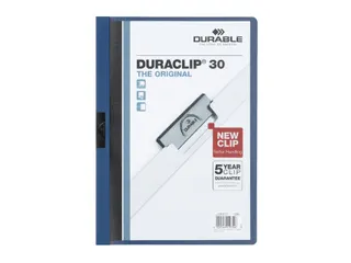 Klemmap Durable Duraclip A4 3mm 30 vellen blauw - 1