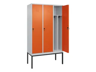 locker voor scheiding van kleding,HxBxD 2120x1200x500mm,3vak - 2