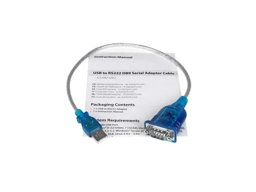1-Port USB naar Seriële Adapter Kabel USB naar RS232 DB9 Converter