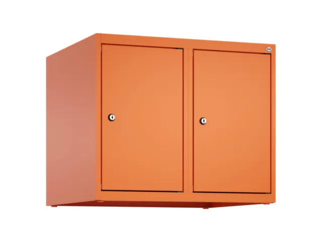 opzetkast,v. locker,2vak.,vak B 300mm,HxBxD 500x600x500mm,cilinderslot
