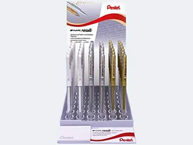 Gelschrijver Pentel K118 Grip medium assorti 4 kleuren