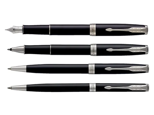 Rollerpen Parker Sonnet Black lacquer CT Fijn