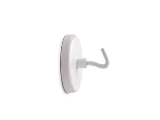 Magneet met haak MAUL 47mm trekkracht 15kg wit - 2