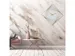 Wandklok Nextime groot 85x85cm metaal goud/wit Turning Time