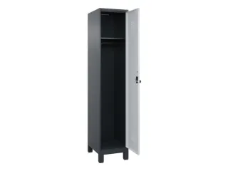 locker,HxBxD 1950x400x500mm,1vak,vak B 400mm,draaigrendel,voeten - 2