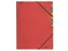 Sorteermap Leitz 3907 A4 7 Vaks Rood karton