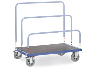 Platenwagen 4463-1 - Zonder Beugels 1200kg 1200x800mm - 1