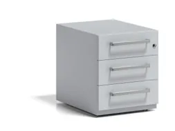 mobiel ladeblok,HxBxD 495x420x565mm,3lade(n),m. beugelgreep,cil.-slot