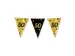 Slinger Folie vlaggen Party Flag Foil '50' Goud-Zwart 30cmx10m