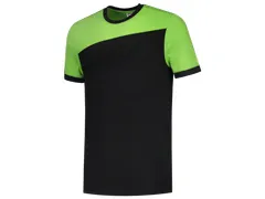 Tricorp Bicolor naden 102006 T-shirt, zwart/limoengroen, maat 5XL, per
