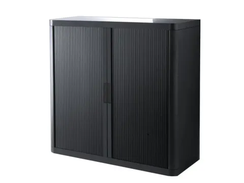 Roldeurkast HxBxD 1040x1100x415mm 2 Oh Zwart