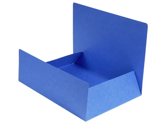 Stofklepmap Nature Future A4 400 g/m² blauw 3 kleppen
