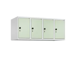 opzetkast,v. locker,4vak.,vak B 300mm,HxBxD 500x1200x500mm - 2
